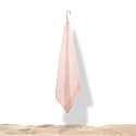 Mush Grab & Go Bamboo Beach Towel | 100% Bamboo Bath Towel for Beach, Hiking & Trips | Compact Towel with Travel Bag | 60x120 cms, 250 GSM Quick Dry, Featherlight & Sand-Resistant Towel | Peach