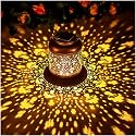 Mushroom Solar Lanterns Outdoor Waterproof Hanging Solar Lights Mushroom Gifts for Women Men Mom Metal Decorative LED Outdoor Lanterns for Patio,Lawn, Landscape, Garden Decor, Yard Decoration