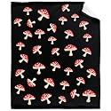 Mushrooms Throw Blanket - Super Soft Flannel Fleece Blanket with Teen Girls, Plush Lightweight Fuzzy Cozy Blanket Microfiber for Couch XS 30"X40" for Pet