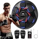 Music Boxing Machine with Boxing Gloves,Smart Bluetooth Boxing Machine Wall Mounted,Music Boxing Machine for Adults and Kids,Electronic Boxing Target Workout Punching Equipment for Home and Gym