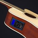 Music Gallery 5 Band Eq Pre-Amp Equalizer Pickup, Acoustic Electric Guitar Preamplifier Tuner With LCD Tuner And Volume Control, Complete Kit