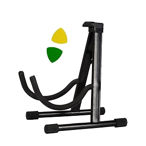 music life floor stand black for acoustic amp electric guitar heavy duty with free 2 pics 022