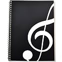 Music Notebook Composition Manuscript Staff Notebook with 100 Pages 10.24x7.5 inch/26x19cm (Music clef notebook)