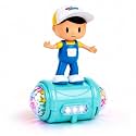 Musical Toy for Kids 360 Degree Rotating Dancing Boy Doll Toy with 5d Light & Sound Bump & Go Action Toy for 1 Year Old Kids Boys Girls | Birthday Gift