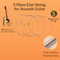 MUSIKING Acoustic e1st string for accoustic guitar 5 piece abc44 Guitar String
