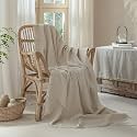 Muslin Fringe Blankets for Adults: 100% Cotton Cloud Soft Twin XL