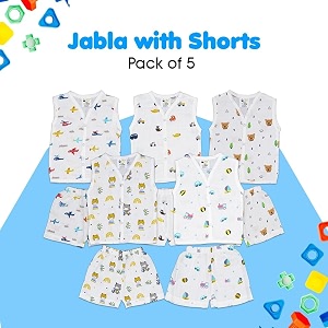 Muslin Jabla ShortsFor Boys GirlsSummerwear