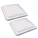 MUSM 2 Pack White 14" x 14" Replacement Roof Vent Cover Camper RV Trailer Ventline