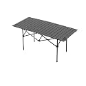 MUSM Camping Table Set, Picnic Table and Chairs, Camping Equipment Full Set of(Yellow)