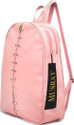MUSRAT Small 8 L Backpack PU Leather Backpack, School Bag, Student Backpack, Women Travel bag 7 L ,Backpack (Pink)