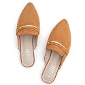 MUSSHOE Mules for Women - Suede Slip