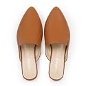 MUSSHOE Women’s Pointed Toe Mule Flats: Comfortable Lightweight Slip On Backless Loafers with Memory Foam for Office Work &amp; Dressy Casual Wear