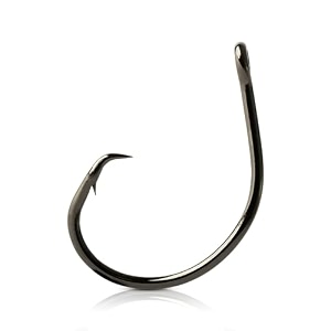 mustad ultrapoint demon perfect offset circle 3 extra strong hook with kirbed point pack of 25