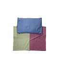 Mustard Seed Baby Pillow with 2 Covers, Soft Cotton Infant Pillow, Breathable Lightweight Head Support Cushion for Babies, Removable Washable Covers (Option 1)