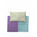 Mustard Seed Baby Pillow with 2 Covers, Soft Cotton Infant Pillow, Breathable Lightweight Head Support Cushion for Babies, Removable Washable Covers (Option 3)