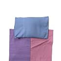 Mustard Seed Baby Pillow with 2 Covers, Soft Cotton Infant Pillow, Breathable Lightweight Head Support Cushion for Babies, Removable Washable Covers (Option 6)