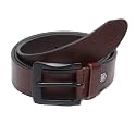 MUTAQINOTI Men39s Brown Genuine Leather Belt 1.5