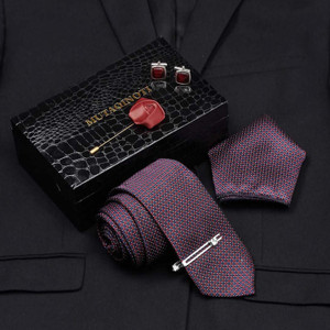 mutaqinoti silk tie  cufflink