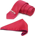 MUTAQINOTI Silk Tie Pin Set