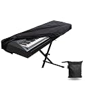 MUTMAIN Polyester Piano Dust Cover For Casio & Yamaha All 61 Keys Keyboards Yamaha Psr-E363, E373, E473, E463, I455, I425, I400, I500 Keyboard & X870In, X8000In, X9000In Keyboard (61Pdc-Black)