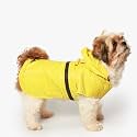 Mutt of Course Waterproof Dog Raincoat with Hood &amp; Mesh Lining | Collar &amp; Harness Leash Opening | Duck Rain Red (s)
