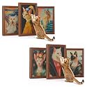 MUTTROS Art Cat Scratcher, 6 Pack Cardboard Cat Wall Scratcher Board