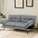 MUUEGM Futon Sofa Bed Convertible CouchMemory Foam
