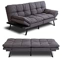 MUUEGM Futon Sofa Bed Memory Foam Futon