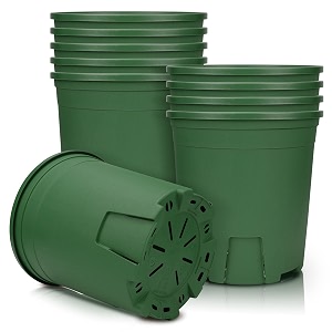 Muzihra 11cm Plastic Plant Pot Pack of