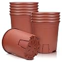 Muzihra 11CM Plastic Plant Pot Set of