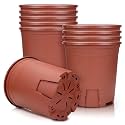 Muzihra 11CM Plastic Plant Pot Set of