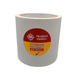 modern vastu white colour tape remedies  size 434inch100mm 20 meter main entrance amp toilet correction  pack of 1 white