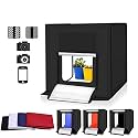 MVPRO 50x50 cm LED Tent Light Cube Diffusion Soft Box Kit with 4 Colors Backdrops Portable Photo Studio Shooting for Photography