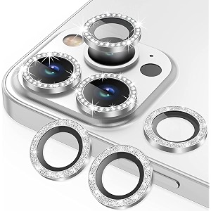 mvyno tempered glass camera lens protector for iphone 14 pro amp iphone 14 pro max  crystal clear protection for your precious lens back cases friendly iphone 14 pro silver