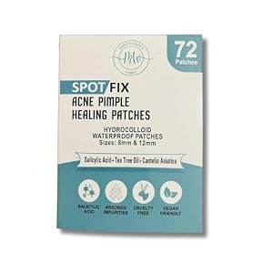 pimple patches for face anti acne with 05 salicylic acid 100 hydrocolloid waterproof quick acting blemish patches pack of 1  72