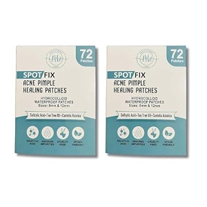 pimple patches for face anti acne with 05 salicylic acid 100 hydrocolloid waterproof quick acting blemish patches pack of 2  144