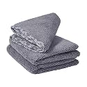 MW Pro Detail Microfiber Car Towels (16"x 24") | 400 GSM | 80/20 Blend | Tagless | Soft Satin Piped Edges | All-Purpose Auto Detailing - Wax, Buff, Polish, Wash, Dry | 3 Pack (Gray)