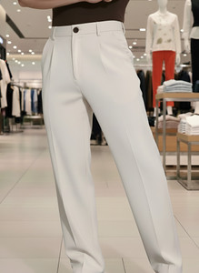 MWFASHION Straight Fit Men Beige Trousers