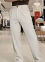 MWFASHION Straight Fit Men Beige Trousers