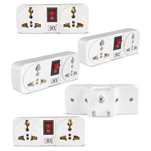 mx 3 pin-2 socket universal socket cordless wall extension board onoff switch with child safety shutter