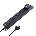 MX Extension Board 4 Outlet 1500W 5 Amp Universal Socket with (0.75 Sq.mm ISI Marked) Power Cord 1.5 Mtr with USB C QC 3.0 PD 95W Port +USB A Type Charging PortBuilt in Fuse Master Switch
