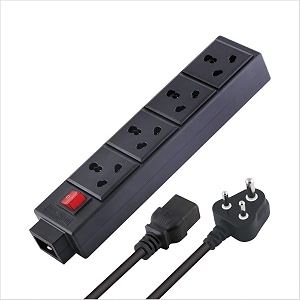 mx extension board 16 amp output 250 volts with 15 mtr extension cord amp surge protector master switch safety shutter 4 international sockets multi plug travel adapter for home appliances office