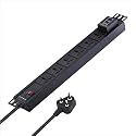 MX Extension Board 6 Outlet 1500W 5 Amp Universal Socket with (0.75 Sq.mm ISI Marked) Power Cord 1.5 Mtr with USB C QC 3.0 PD 95W Port +USB A Type Charging PortBuilt in Fuse Master Switch