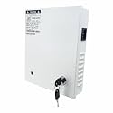 MX Outdoor CCTV Power Supply 12V DC 12A with 3-Pin Power Cord | Metal Body SMPS | Converts 220V AC to 12V DC | Supports Up to 16 Cameras &amp; 1 DVR | Waterproof Power Adapter for Security Systems