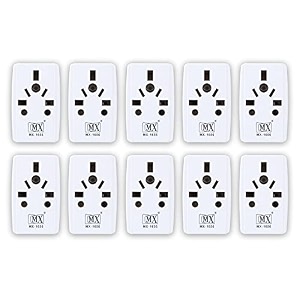 mx uk type flat pin type-g multiplug conversion adapter convert type-d india type i australia new zealand europe ampmore to uk hong-kong singapore 13amp with fuse amp universal slots pack of 10