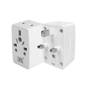 mx universal travel adapter plug 13a power converter for uk type-g outlets compatible with type-d type-i plugs international plug adapter for india australia china dubai singapore england