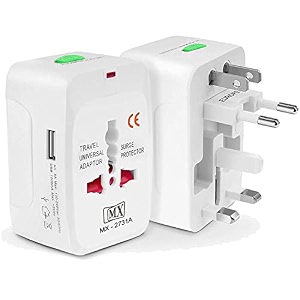 mx universal travel adapter universal socket with multi usb charger ports international all in one travel charger adapter