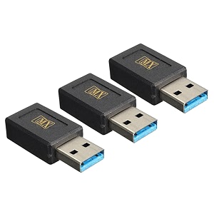 mx usb type-c male adapter black compatible with all c type supported mobile smartphone laptop and other devices usb-c female - usb-a male pack of 1