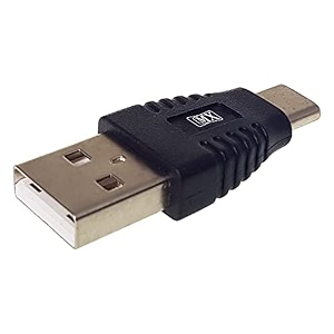 mx usb type-c male adapter black compatible with all c type supported mobile smartphone laptop and other devices usb-c male to usb-a male 20 pack of 1