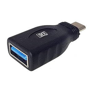 mx usb type-c male adapter black compatible with all c type supported mobile smartphone laptop and other devices usb-c female - usb-a male pack of 1